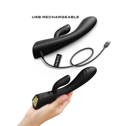 Vibromasseur Flexi Rabbit Noir Dorcel