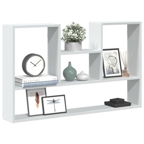 vidaXL Étagère murale blanc 99x15x60 cm bois d'ingénierie