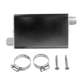 Silencieux De 24 Mm Amélioré Support Serrage Car Air - Chauffage Stationnement Tuyau D'échappement Pour Noir