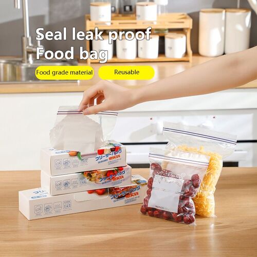 Sac de conservation fraîcheur à Double Tendon sac scellé pour aliments légumes fruits sac de conservation réfrigéré Classification des aliments réfrigérateur scellé