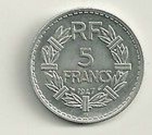 Piéce De 5 Francs 1947