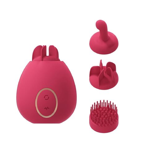 Stimulateur Clitoridien Happy Clover 3 Têtes De Stimulation Du Clitoris Pauline&margot