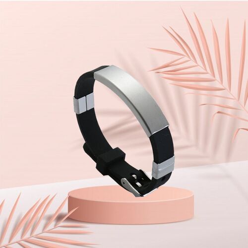 Bracelet En Acier Inoxydable Pour Homme, Nouveau Style Classique, Bracelet En Silicone Au Design Sport Pour Couple, Grande Muraille
