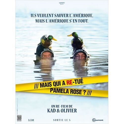 Mais Qui A Re-Tué Pamela Rose ? -Véritable Pré-Affiche De Cinéma Pliée - Format 120x160 Cm - De & Avec Kad Merad, Olivier Baroux Avec Audrey Fleurot, Omar Sy, Laurent Lafitte, Philippe Lefebvre - 2012