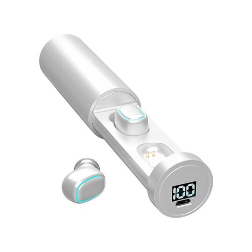 Écouteurs sans fil Bluetooth C1-1 pour Sports de plein air, oreillettes avec chargeur, affichage d'alimentation, commande tactile, casque d'écoute, 5.2