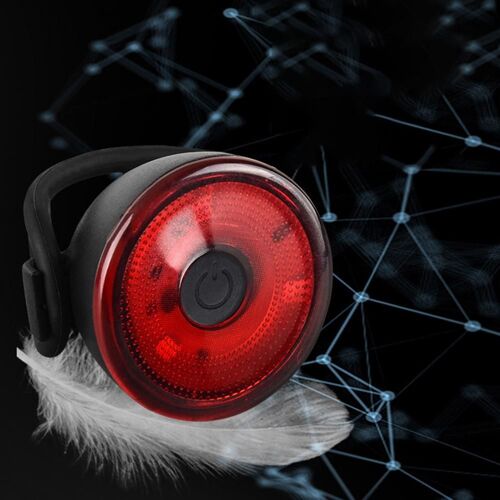Feu Arrière À Led Intelligent Et Étanche Pour Vélo, Lampe Avec Détection De Freinage Et Démarrage Automatique, Chargement Par Usb, Accessoire De Cyclisme, Ipx6