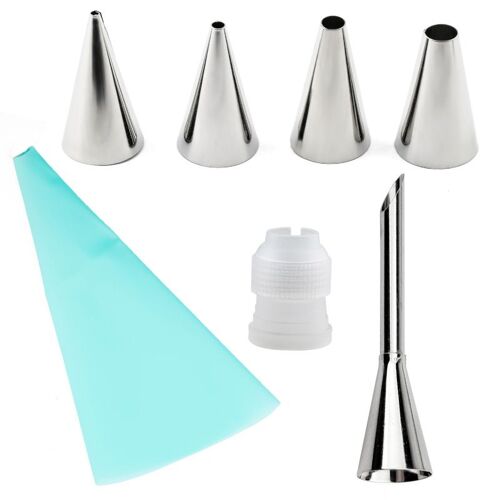 Douilles À Crème Outils De Pâtisserie, Ensemble De 7 Pièces, Accessoires Pour Décoration De Gâteaux, Sac À Pâtisserie, Cuisine Boulangerie, Outils De Bricolage