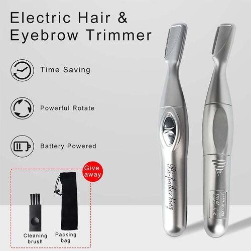 Tondeuse À Sourcils Électrique Automatique Pour Hommes Et Femmes, Outil De Beauté Pour Débutant 