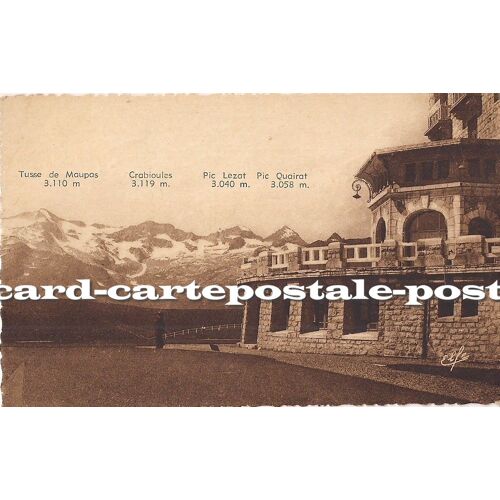 Luchon - La Chaîne Des Pyrénées Vue De L' Hôtel De Superbagnères