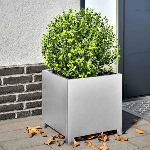 Vidaxl Jardinière 40x40x40 Cm Acier Inoxydable