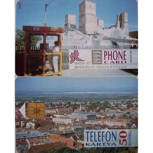 Télécarte Ville Miskolc Hongrie