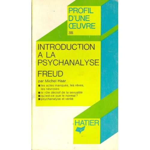 Introduction A La Psychanalyse , Freud
