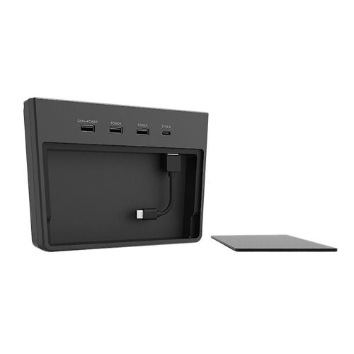 for Model 3 Wireless Charging Pad Type-C Connector Center Console Storage Box USB Hub 5 Ports