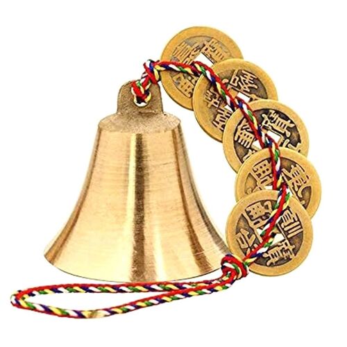 Cloche Feng Shui chinoise pour la richesse et la sécurité, la paix et le succès, éléments Feng Shui, carillon de porte ou Dec