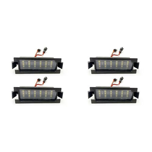 4x Car License Plate Light License Plate Light For Accent I30 Gt 2012-2017 925011h500 925021h500