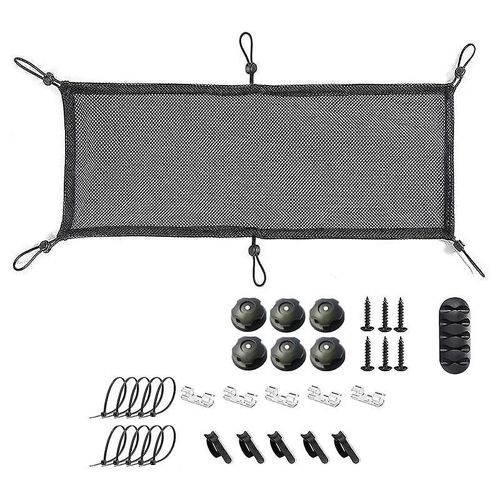 Under Desk Cable Management Net, Under Table Cord Management Mesh Organizer Flexible Wire Hiders 50