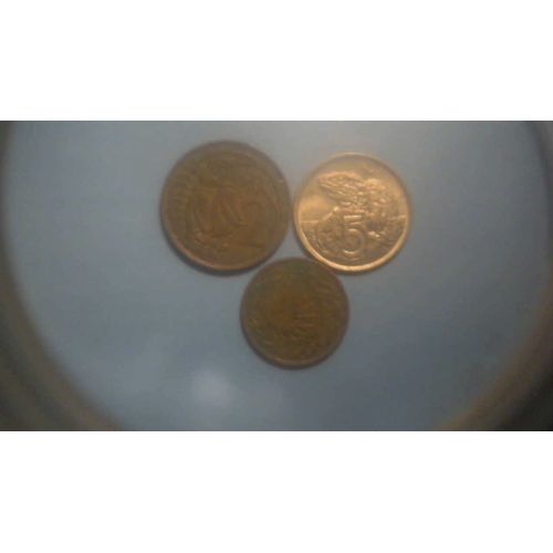 Petit Lot De Pieces De Nouvelle Zelande