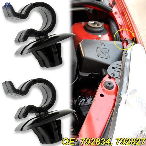 Support De Tige De Capot Pour Peugeot 1007, 106, 206, 306, 3008, Partner B9, 2 Pièces, Support De Fixation Avec Clip De Maintien, 407 "Nipseyteko"