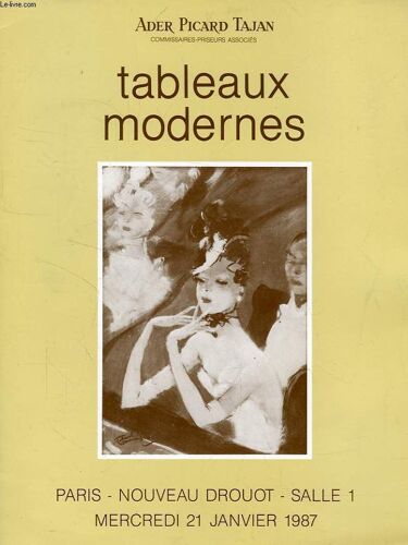 Tableaux Modernes (Catalogue)