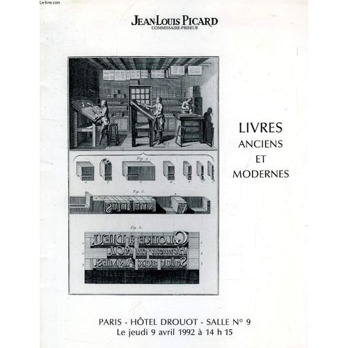 Livres Anciens Et Modernes (Catalogue)