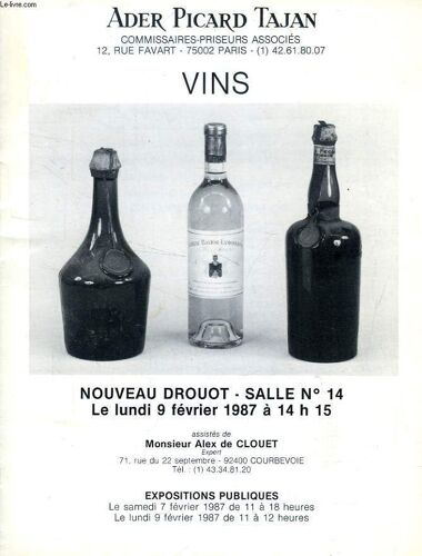 Vins (Catalogue)