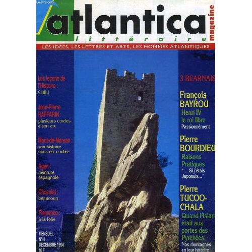 Atlantica, N° 11, Dec. 1994, Magazine Litteraire