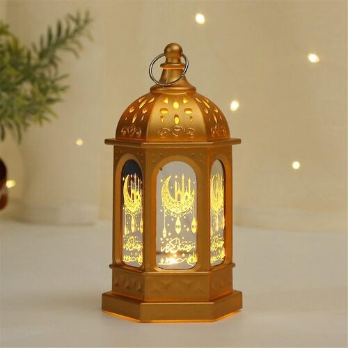 5PCS Eid Decoration Light Eid Mubarak Lamp Ornament Islam Muslim Party Decor Supplies Ramadan Wind