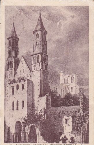 Carte Postale Ancienne / Jumièges,Ancienne Abbaye