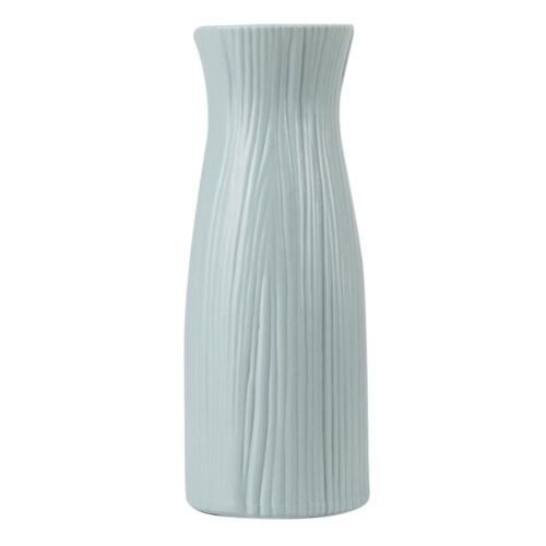 Nordic Flower Vase Ornament Home Plastic Vase Imitation Ceramic Flower Pot Simple Basket Decor Vase
