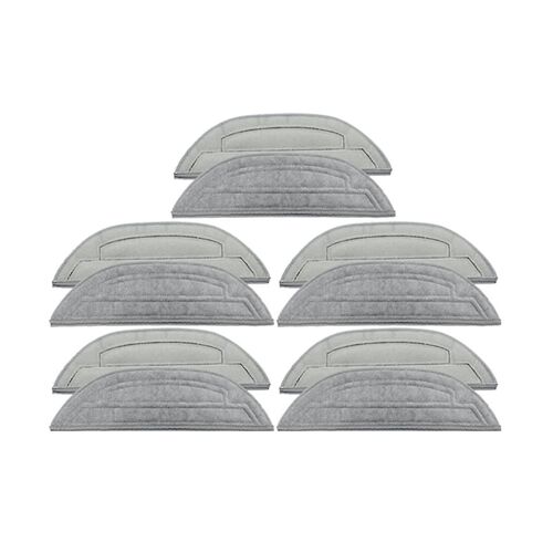 10PCS Replacement Mop Cloth for S8 MaxV Ultra/G20S/S8pro Maxv Robot Vacuum Microfiber Mopping Cloth