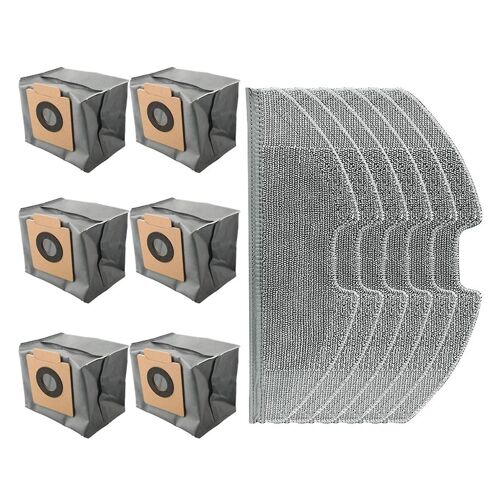 Compatible for X8 Pro Robot Vacuum Replacement Mop Pads Dust Bags Spare Parts Accessories