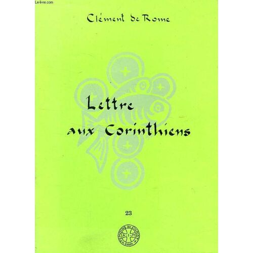 Lettre Aux Corinthiens