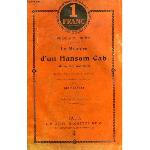 Le Mystere D'un Hansom Cab (Melbourne Australie)