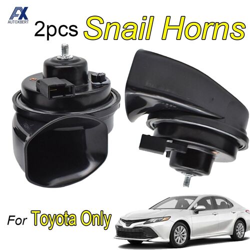 12v Horn Snail Pour Toyota Camry C-Hr Tacoma Highlander Land Cruiser Avensis Avalon Sequoia Yaris Avalon Corolla Rav4 "Nipseyteko"
