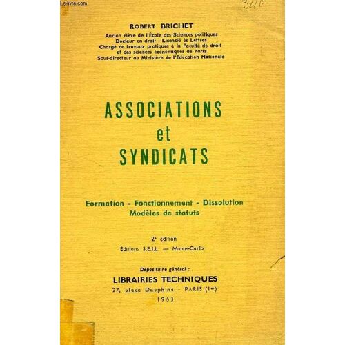 Associations Et Syndicats