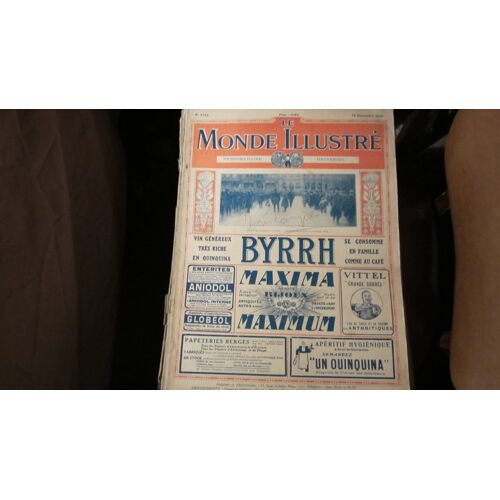 Le Monde Illustre N°3181 Le Croiseur Cuirassé Allemand Von Der Tann Livré Aux Alliés