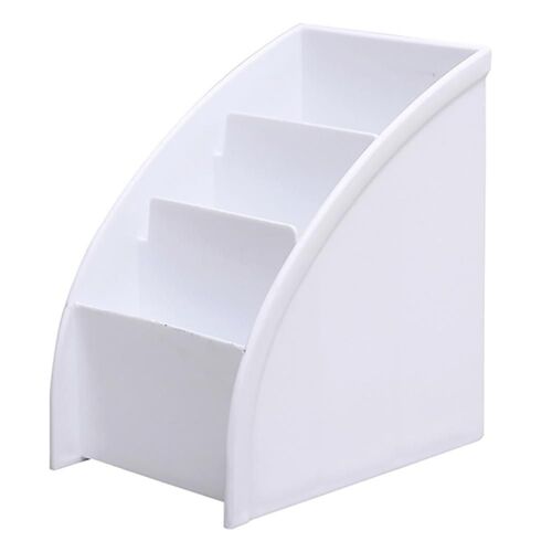 Home Remote Control Holder Storage Box Mobile Phone Cosmetics Case Desk Nightstand Desktop Statione