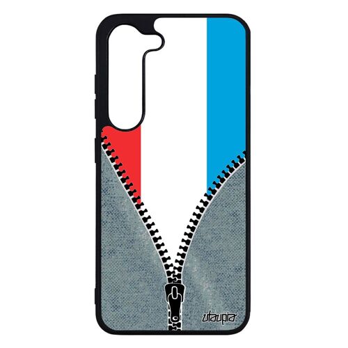 Coque Drapeau Luxembourg Luxembourgois Samsung S23 Silicone Football Jo Smartphone Jeux Olympiques Telephone Jeans Antichoc Galaxy