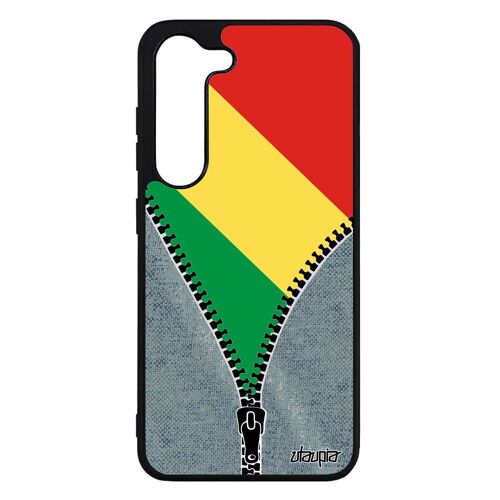 Coque Telephone Pour S23 Silicone Drapeau Congo Brazzaville Congolais Mobile Foot Etui Housse Jeans Republique Du Can Samsung Galaxy