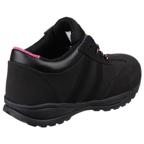 Amblers Women's Safety Sophie Lace Up Trainer Black 24927