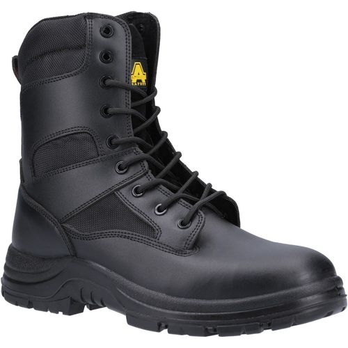 Amblers Unisex Safety Water Resistant Hi-Leg Lace Up Boot Black 20623 - Noir - 14