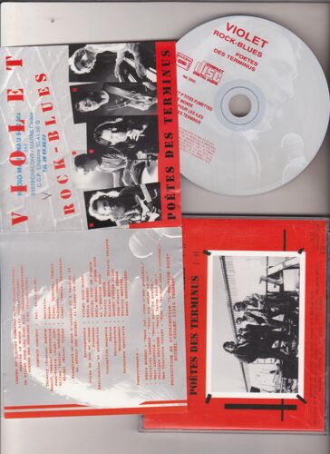 Cd  Violet Rock-Blues Poètes Des Terminus Berton Broussolle Diho Douriaux   Canons Et P'tites