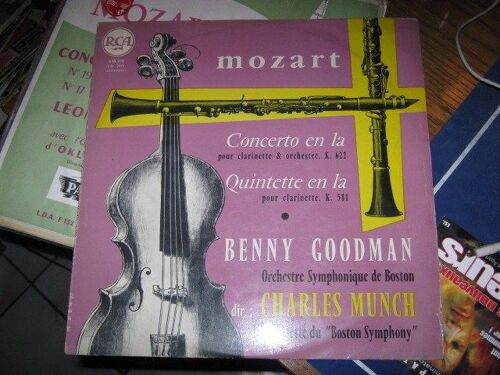 Mozart : Concerto En La Pour Clarinette Et Orchestre K 622. Concerto En La Pour Clarinette K 581.