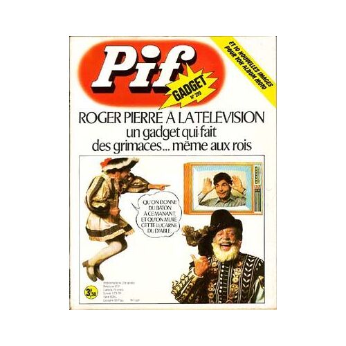 Pif-Gadget N°299(Vaillant N°1537),Novembre 1974,1ère Formule