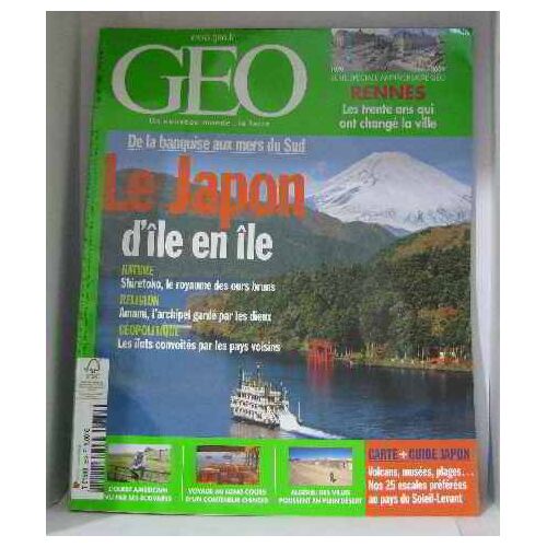 Geo   2009 (N°369) Le Japon D'ile En Ile / Carte + Guide / Rennes / Algerie / Ouest Usa