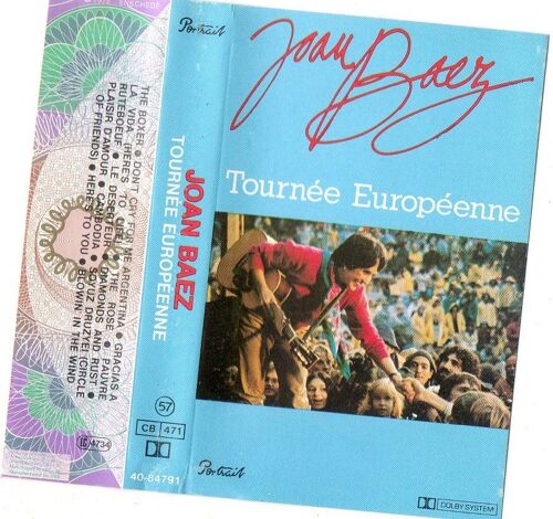 Joan Baez Tournée Europpenne (K7)