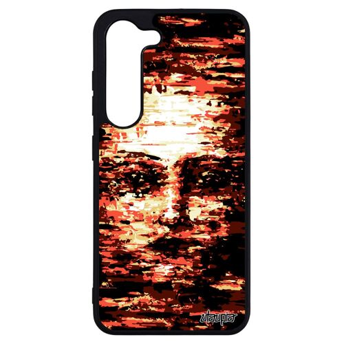 Coque Silicone Galaxy S23+ Plus Portrait Art Ephemere Impressionnisme Visage Mobile Portable Artistique Peinture Bumper Tpu Samsung