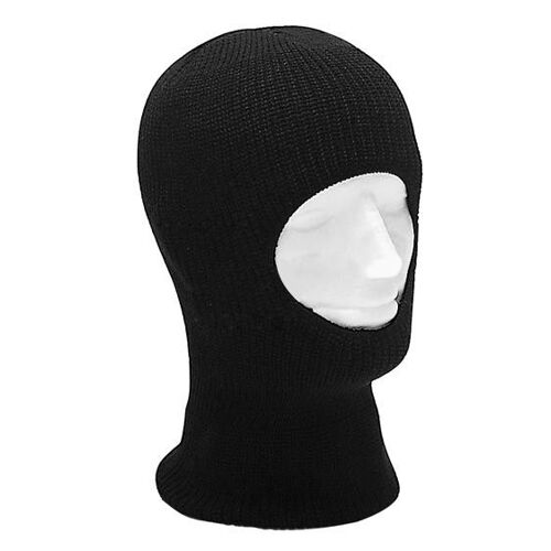 Cagoule 1 Trou Polaire Commando - Noir