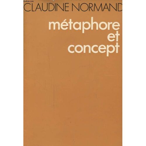 Metaphore Et Concept