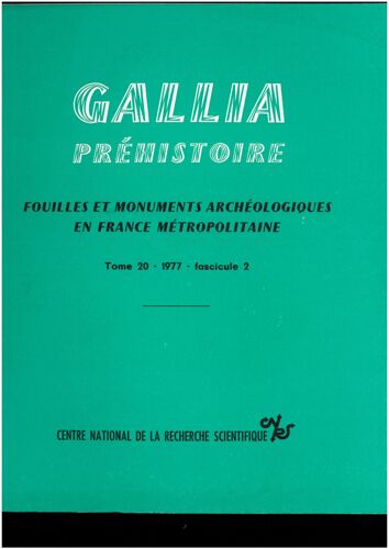Gallia Prehistoire -20 : 2 - 1977